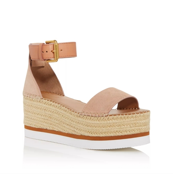 🪴 SEE BY CHLOE WOMEN'S GLYN WEDGE PLATFORM ESPADRILLE SANDALS